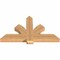 Ekena Millwork Redmond Smooth Timber Gable Bracket, Western Red Cedar, 48"W x 28"H x 3 1/2"D x 5 1/2"F, 14/12 Pitch GBW048X28X0406RED00SWR - alternate 3